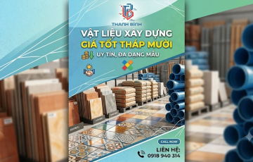 Vật liệu xây dựng giá tốt Tháp Mười – VLXD Thanh Bình uy tín, đa dạng mẫu